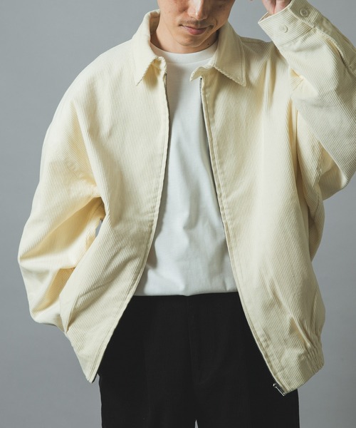 ITEMS URBANRESEARCH(アイテムズ アーバンリサーチ)の「プレミアムコーデュロイドリズラージャケット(ブルゾン・メンズ・ブラック/ネイビー/ブラウン/アイボリー・MEDIUM/LARGE)」の7枚目の写真