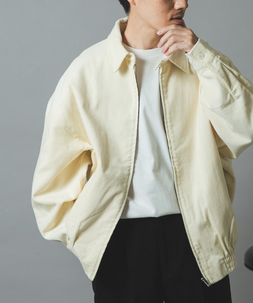ITEMS URBANRESEARCH(アイテムズ アーバンリサーチ)の「プレミアムコーデュロイドリズラージャケット(ブルゾン・メンズ・ブラック/ネイビー/ブラウン/アイボリー・MEDIUM/LARGE)」の8枚目の写真