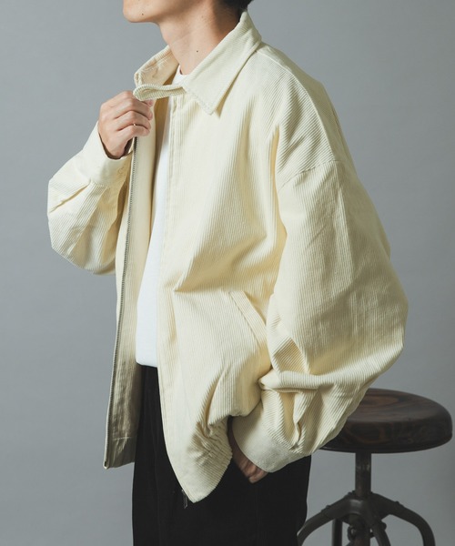 ITEMS URBANRESEARCH(アイテムズ アーバンリサーチ)の「プレミアムコーデュロイドリズラージャケット(ブルゾン・メンズ・ブラック/ネイビー/ブラウン/アイボリー・MEDIUM/LARGE)」の9枚目の写真