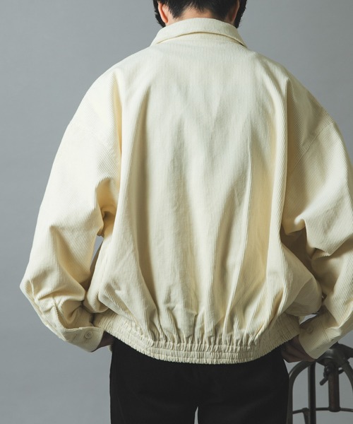 ITEMS URBANRESEARCH(アイテムズ アーバンリサーチ)の「プレミアムコーデュロイドリズラージャケット(ブルゾン・メンズ・ブラック/ネイビー/ブラウン/アイボリー・MEDIUM/LARGE)」の10枚目の写真