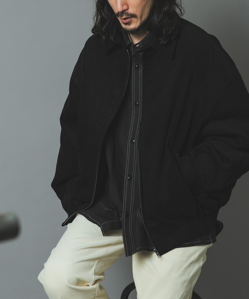 ITEMS URBANRESEARCH(アイテムズ アーバンリサーチ)の「プレミアムコーデュロイドリズラージャケット(ブルゾン・メンズ・ブラック/ネイビー/ブラウン/アイボリー・MEDIUM/LARGE)」の16枚目の写真