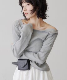 TRAVAS TOKYO/トラバス トーキョー』ショルダーZIPくまプリントTシャツ