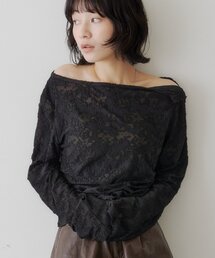 予約商品】Tシャツ/カットソー（長袖 / オフショルダー）ファッション