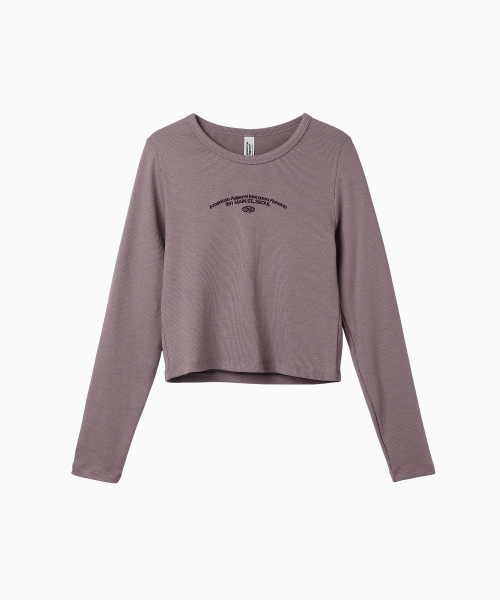 MENASOO（ミナス）の「MNS x American apparel 261 Crop Long-Sleeves_Violet（Tシャツ/カットソー・レディース・バイオレット・SMALL/MEDIUM）」の14枚目の写真