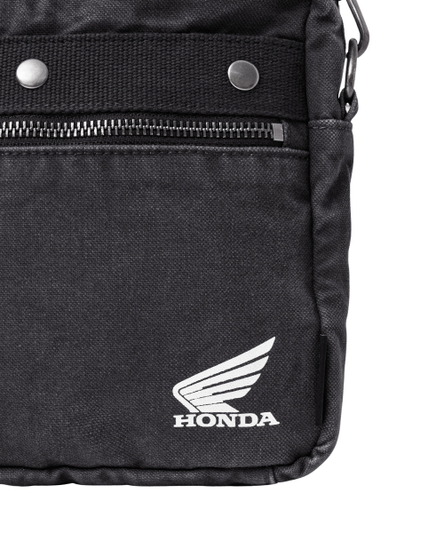 PHYPS MOTORCYCLE（フィップスモーターサイクル）の「Washed Field Mini Cross Bag Charcoal（メッセンジャーバッグ・レディース・その他・FREE）」の6枚目の写真
