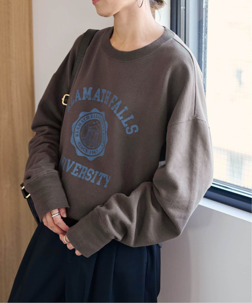 FRAMeWORK（フレームワーク）の「≪WEB限定 / ≫プリントスウェット（Tシャツ/カットソー・レディース・ベージュ/チャコールグレー・FREE）」の21枚目の写真
