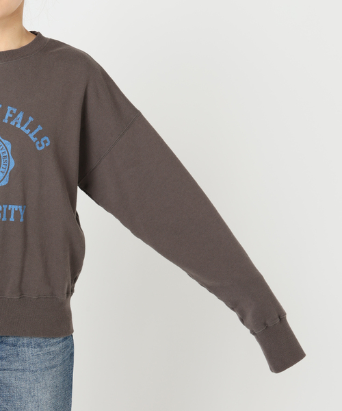 FRAMeWORK（フレームワーク）の「≪WEB限定 / ≫プリントスウェット（Tシャツ/カットソー・レディース・ベージュ/チャコールグレー・FREE）」の6枚目の写真