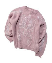 NATAL DESIGN（ネイタルデザイン）の「OTAKARA NYC x ND BONE KNIT SWEATER（Tシャツ/カットソー）」
