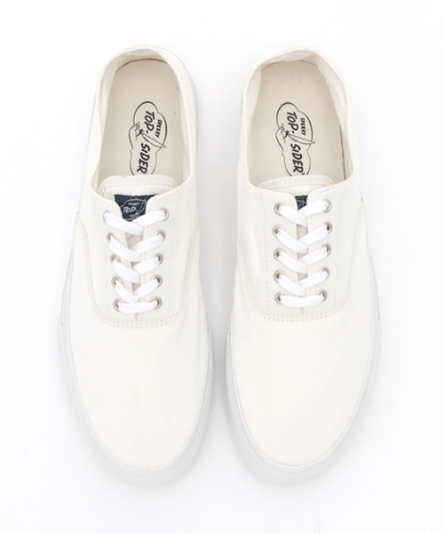 Sperry Top-Sider（スペリートップサイダー）の「Begin5月号掲載 SPERRY TOP-SIDER スペリー トップサイダー CVO COLORWASH STS10975 WHITE（その他シューズ・メンズ・ホワイト・8/8h/9/9h/10/7h/7/10h/11/3）」の5枚目の写真