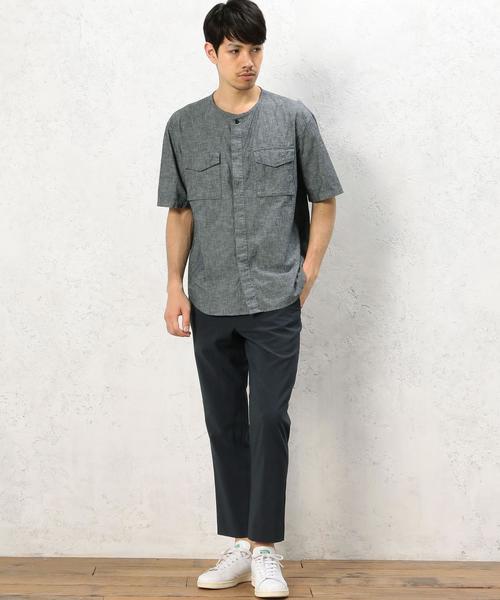 green label relaxing（グリーンレーベルリラクシング）の「KC DRY STRC テーパードパンツ 9/L◆（その他パンツ・メンズ・グレー/ネイビー・SMALL/X-LARGE/MEDIUM/LARGE）」の6枚目の写真