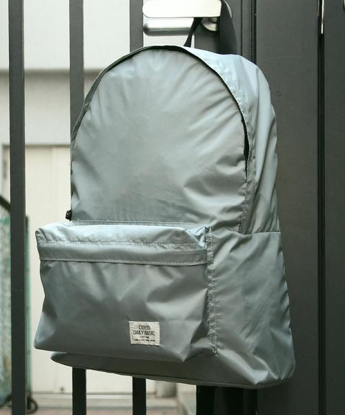 coen（コーエン）の「ナイロンリュック（バックパック/リュック・メンズ・コバルトブルー/ブラック/レッド/オリーブ・FREE）」の3枚目の写真