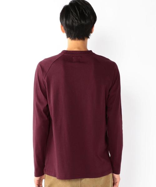 coen(コーエン)の「GIZAラグランロングスリーブカットソー(Tシャツ/カットソー・メンズ・ワインレッド/ダークグリーン/ネイビー/ホワイト・LARGE/X-LARGE/SMALL/MEDIUM)」の20枚目の写真