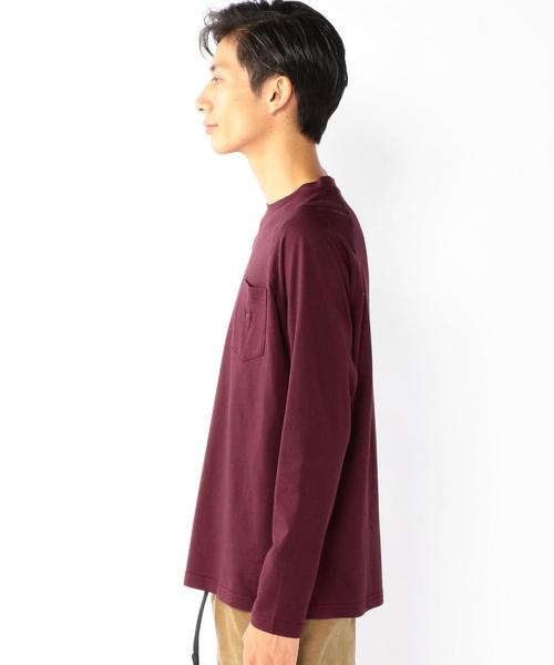 coen(コーエン)の「GIZAラグランロングスリーブカットソー(Tシャツ/カットソー・メンズ・ワインレッド/ダークグリーン/ネイビー/ホワイト・LARGE/X-LARGE/SMALL/MEDIUM)」の22枚目の写真