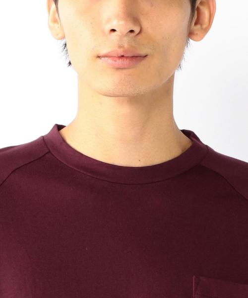 coen(コーエン)の「GIZAラグランロングスリーブカットソー(Tシャツ/カットソー・メンズ・ワインレッド/ダークグリーン/ネイビー/ホワイト・LARGE/X-LARGE/SMALL/MEDIUM)」の14枚目の写真