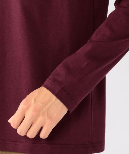 coen(コーエン)の「GIZAラグランロングスリーブカットソー(Tシャツ/カットソー・メンズ・ワインレッド/ダークグリーン/ネイビー/ホワイト・LARGE/X-LARGE/SMALL/MEDIUM)」の15枚目の写真