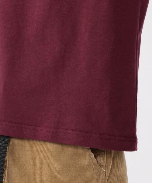 coen(コーエン)の「GIZAラグランロングスリーブカットソー(Tシャツ/カットソー・メンズ・ワインレッド/ダークグリーン/ネイビー/ホワイト・LARGE/X-LARGE/SMALL/MEDIUM)」の16枚目の写真