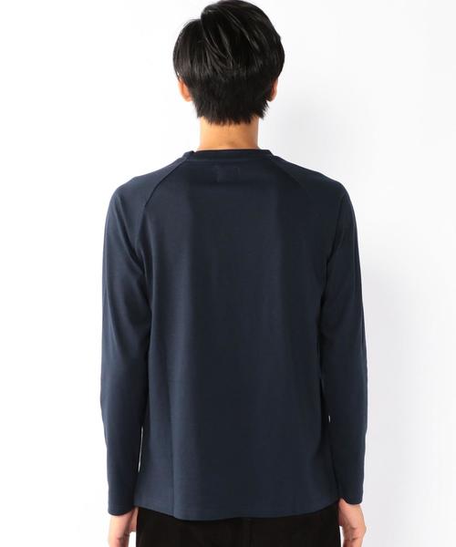 coen(コーエン)の「GIZAラグランロングスリーブカットソー(Tシャツ/カットソー・メンズ・ワインレッド/ダークグリーン/ネイビー/ホワイト・LARGE/X-LARGE/SMALL/MEDIUM)」の11枚目の写真