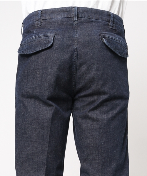 HYSTERIC GLAMOUR(ヒステリックグラマー)の「USED加工ISKOデニムスラックスPT(デニムパンツ・メンズ・インディゴブルー・SMALL/MEDIUM/LARGE)」の4枚目の写真