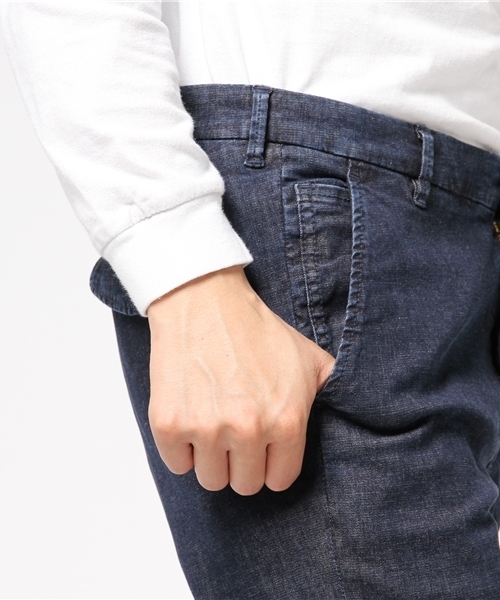 HYSTERIC GLAMOUR(ヒステリックグラマー)の「USED加工ISKOデニムスラックスPT(デニムパンツ・メンズ・インディゴブルー・SMALL/MEDIUM/LARGE)」の3枚目の写真