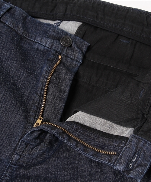 HYSTERIC GLAMOUR(ヒステリックグラマー)の「USED加工ISKOデニムスラックスPT(デニムパンツ・メンズ・インディゴブルー・SMALL/MEDIUM/LARGE)」の7枚目の写真