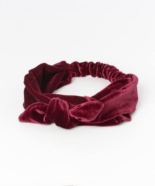 URBAN RESEARCH Sonny Label(アーバンリサーチサニーレーベル)の「2WAYベロアターバン∴(その他ヘアアクセサリー・レディース・ブラック/ボルドー/ネイビー・ONE)」の3枚目の写真