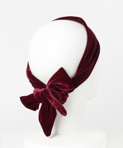 URBAN RESEARCH Sonny Label(アーバンリサーチサニーレーベル)の「2WAYベロアターバン∴(その他ヘアアクセサリー・レディース・ブラック/ボルドー/ネイビー・ONE)」の6枚目の写真
