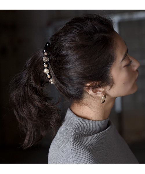 amorous insense（アモラスインセンス）の「バナナクリップ（バレッタ/ヘアクリップ・レディース・シルバー/ゴールド・ﾌﾘ-）」の3枚目の写真