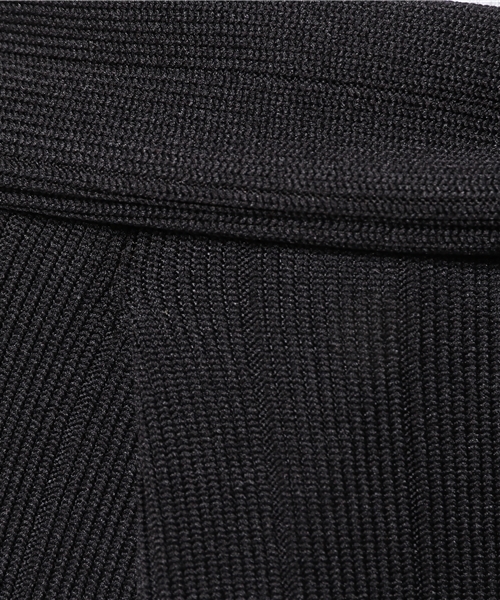 VENCEEXCHANGE（ヴァンスエクスチェンジ）の「ワイドリブニットソーベルト付きワイドパンツ（その他パンツ・レディース・ピンク/ブラック/オフホワイト/グレー・MEDIUM）」の12枚目の写真