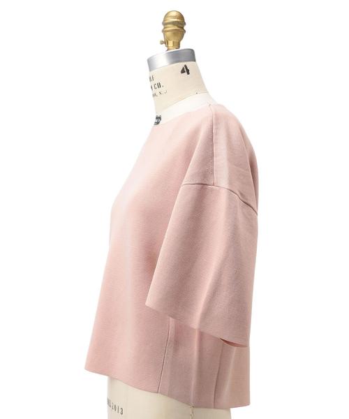 Drawer ドゥロワー スパンコールショートスリーブニット Drawer（ドゥロワー）の「Drawer ショートスリーブプルオーバー