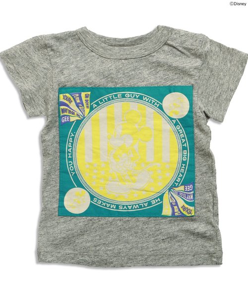 BREEZE（ブリーズ）の「Disney（ディズニー）ミッキーバンダナTシャツ（Tシャツ/カットソー・キッズ・ネイビー/グレー/オレンジ・110/130/80/90/120/100/140/95）」の2枚目の写真