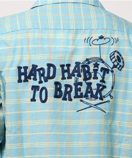 HYSTERIC GLAMOUR(ヒステリックグラマー)の「HARD HABIT刺繍 長袖オープンカラーSH(シャツ/ブラウス・メンズ・ブルー系その他/ピンク系その他/ブラック系その他・MEDIUM/LARGE/SMALL)」の17枚目の写真