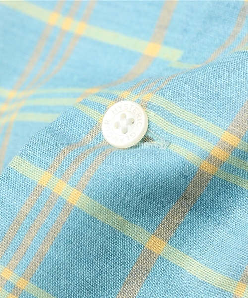 HYSTERIC GLAMOUR(ヒステリックグラマー)の「HARD HABIT刺繍 長袖オープンカラーSH(シャツ/ブラウス・メンズ・ブルー系その他/ピンク系その他/ブラック系その他・MEDIUM/LARGE/SMALL)」の18枚目の写真