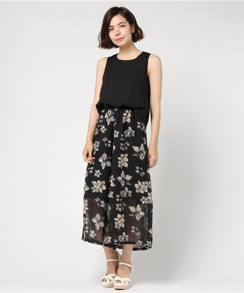 GeeRA（ジーラ）の「セットアップ風オールインワン（つなぎ/オールインワン・レディース・ブラック系その他/ピンクベージュ/ブラック×ホワイト/ホワイト・SMALL/MEDIUM/X-LARGE/LARGE）」の15枚目の写真