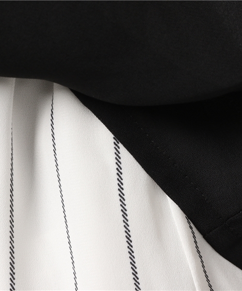 GeeRA（ジーラ）の「セットアップ風オールインワン（つなぎ/オールインワン・レディース・ブラック系その他/ピンクベージュ/ブラック×ホワイト/ホワイト・SMALL/MEDIUM/X-LARGE/LARGE）」の11枚目の写真