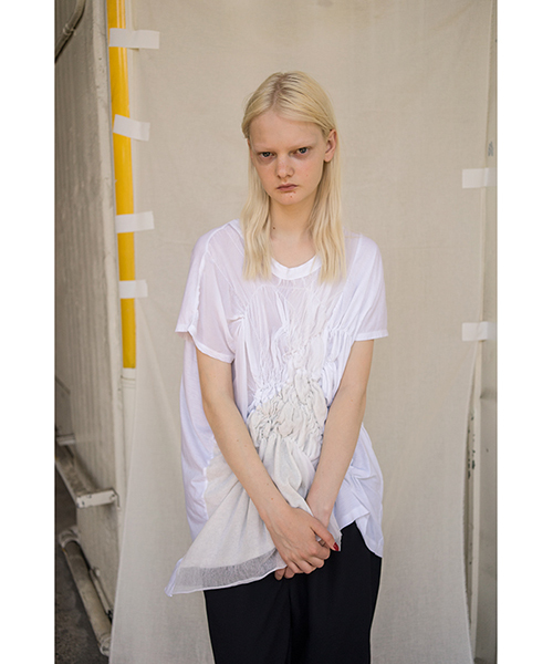 ZUCCa（ズッカ）の「チュールジャージィー（Tシャツ/カットソー