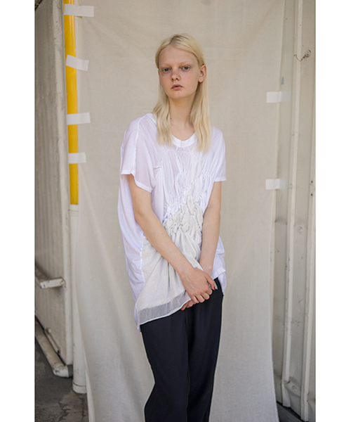 ZUCCa（ズッカ）の「チュールジャージィー（Tシャツ/カットソー