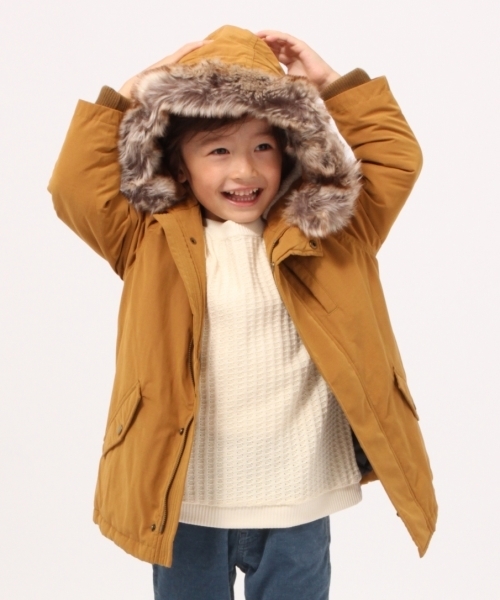 GLOBAL WORK（グローバルワーク）の「【キッズ】ハッスイモッズコート 17/760159（モッズコート・キッズ・カーキ/グリーン系その他/キャメル/グレー/ネイビー・SMALL/MEDIUM/LARGE/X-LARGE/XX-LARGE）」の5枚目の写真