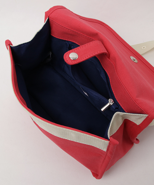 Casselini（キャセリーニ）の「ユニフォーム刺繍ウエストBAG（ボディバッグ/ウエストポーチ・レディース・ホワイト/ブラウン/レッド/グリーン・FREE）」の8枚目の写真