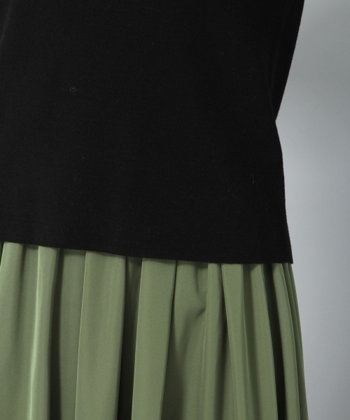 Andemiu（アンデミュウ）の「アクセツキソウバリ５Sプルオーバー768011（ニット/セーター・レディース・グレー/オフホワイト/ブラック・FREE）」の4枚目の写真