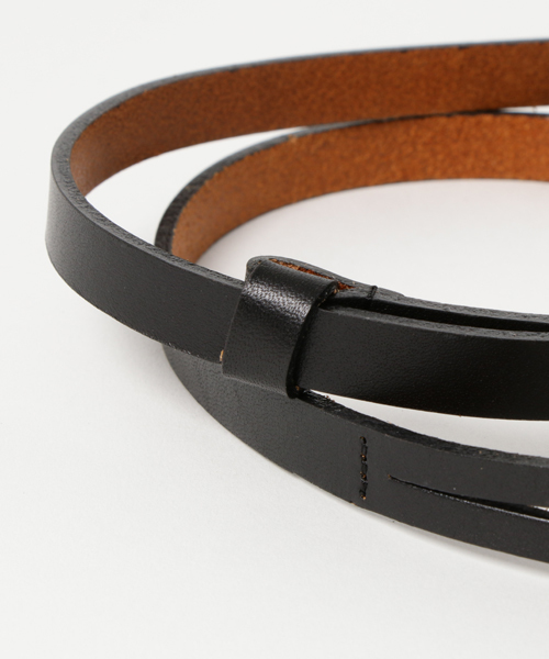 laboratory work（ラボラトリーワーク）の「Wループバックベルト（ベルト・レディース・ブラック/ブラウン系その他・FREE）」の3枚目の写真