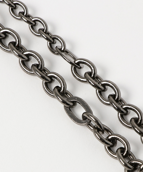 rovtski（ロフトスキー）の「rovtski チェーンネックレス/XG17090504（ネックレス・メンズ・ライトブラック/シルバー系その他・FREE）」の3枚目の写真