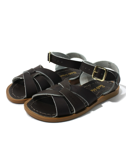 green label relaxing(グリーンレーベルリラクシング)の「Salt Water Sandal(サンダル・キッズ・ブラウン/レッド・16.3cm/17.4cm/18.2cm/19.2cm)」の1枚目の写真