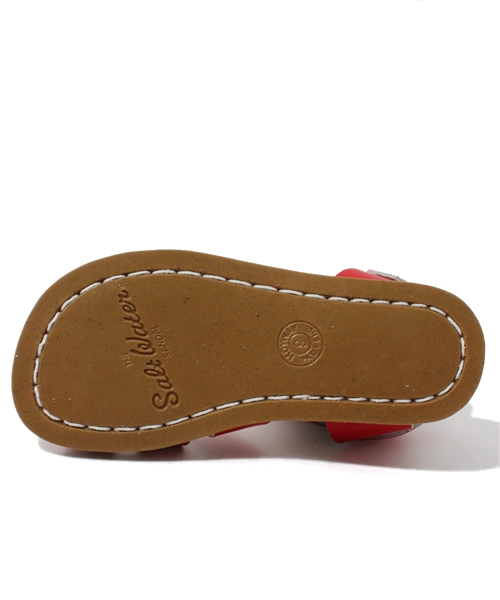 green label relaxing(グリーンレーベルリラクシング)の「Salt Water Sandal(サンダル・キッズ・ブラウン/レッド・16.3cm/17.4cm/18.2cm/19.2cm)」の4枚目の写真