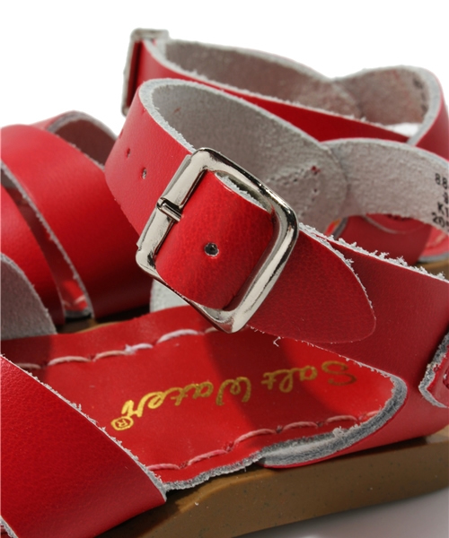 green label relaxing(グリーンレーベルリラクシング)の「Salt Water Sandal(サンダル・キッズ・ブラウン/レッド・16.3cm/17.4cm/18.2cm/19.2cm)」の8枚目の写真