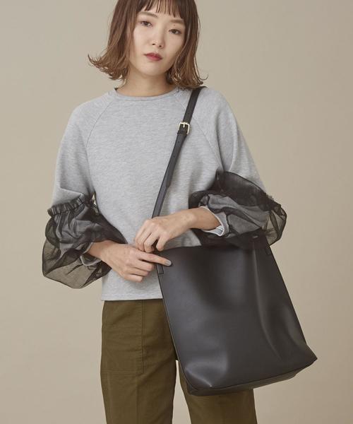 Another Edition(アナザーエディション)の「【WEB限定】シンプルショルダー(ショルダーバッグ・レディース・ブラック/ナチュラル/シルバー・FREE)」の14枚目の写真