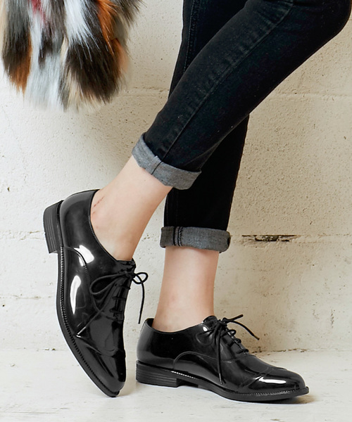 KOBE LETTUCE(コウベレタス)の「防水加工オックスフォードレインシューズ(レインシューズ・レディース・ブラック系その他/グレー/キャメル/ブラック系その他2/パープル/ブラック系その他3/ベージュ・L/LL/M/S)」の2枚目の写真