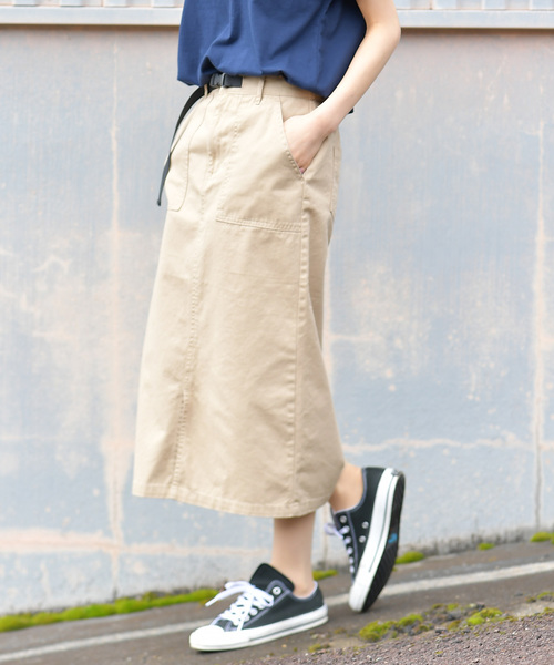 rps(アールピーエス)の「ベイカーロングタイトスカート(スカート・レディース・ブラック/ベージュ/カーキ/ライトベージュ/カーキブラウン/キャメル・M)」の5枚目の写真