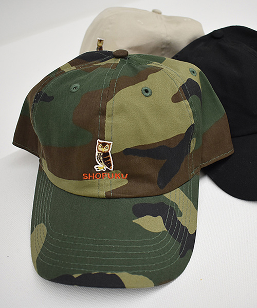 SONTAKU(ソンタク)の「フクロウ SHOFUKU キャップ(キャップ・メンズ・ブラック/ベージュ/カモフラージュ・FREE)」の1枚目の写真