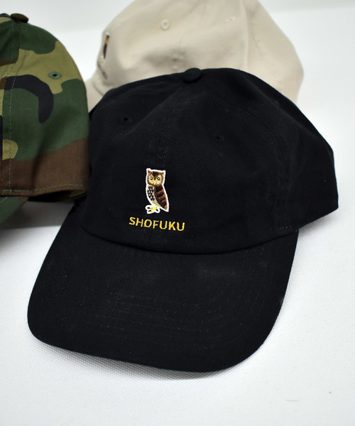 SONTAKU(ソンタク)の「フクロウ SHOFUKU キャップ(キャップ・メンズ・ブラック/ベージュ/カモフラージュ・FREE)」の2枚目の写真