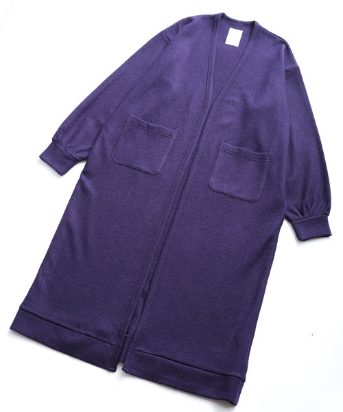 SHAREEF（シャリーフ）の「NEP WOOL LONG CARDIGAN（カーディガン/ボレロ・メンズ・ミント/ブラック/パープル・3/2/1）」の11枚目の写真
